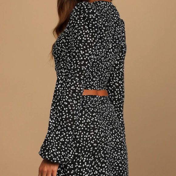 Puff sleeve crop top - Picture 2 of 2